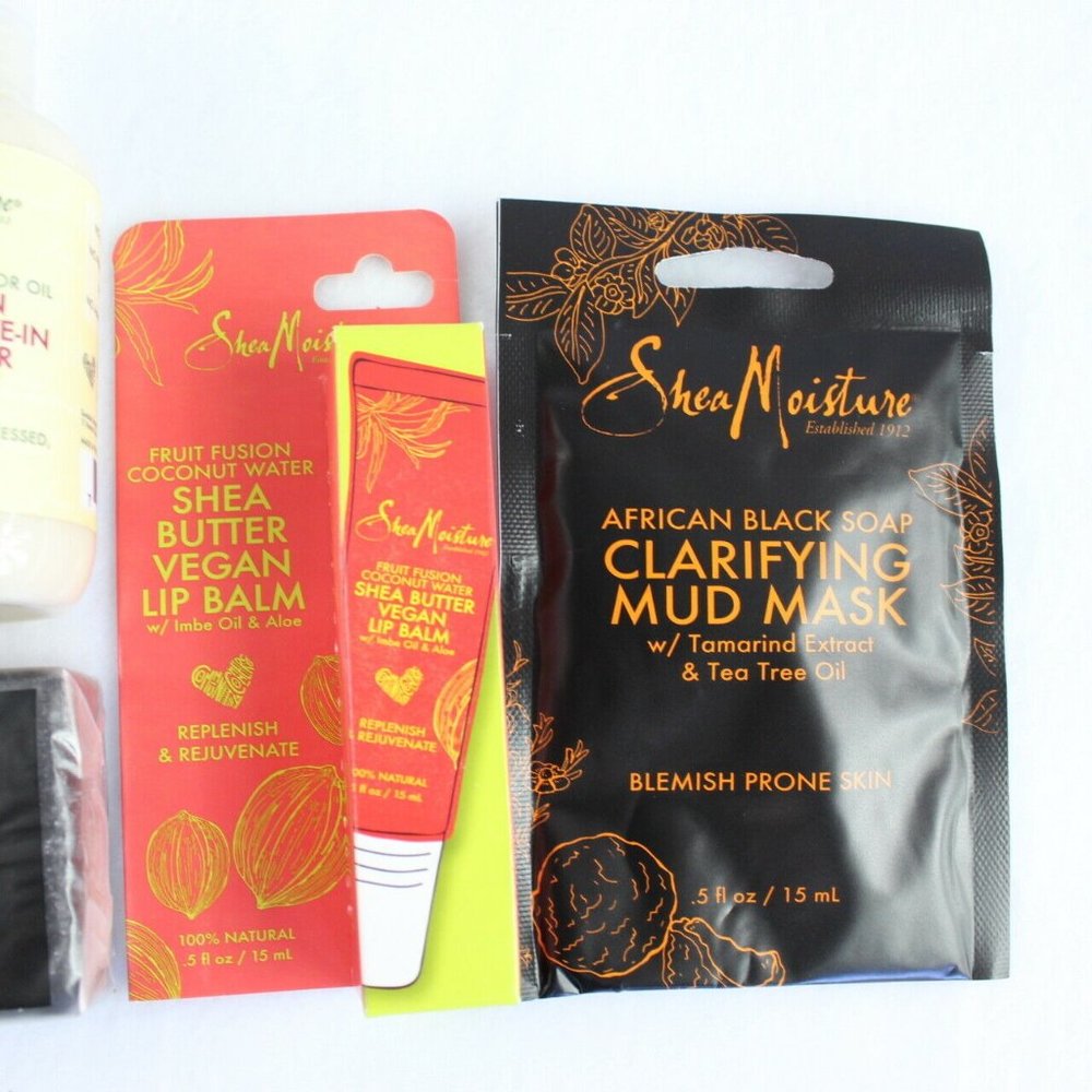 💚Shea Moisture Products Set Lip Body Face Hair Care - Picture 5 of 7